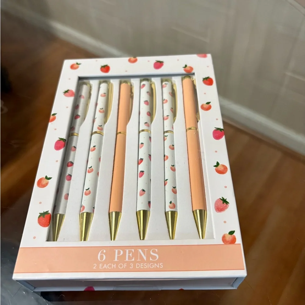 Beautiful 3 Different Designs Lady  Jayne Ltd  6 Pen Stylos